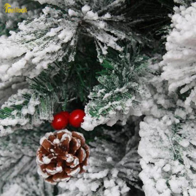 Pine Needles Christmas Tree with Hanging Sticks-3