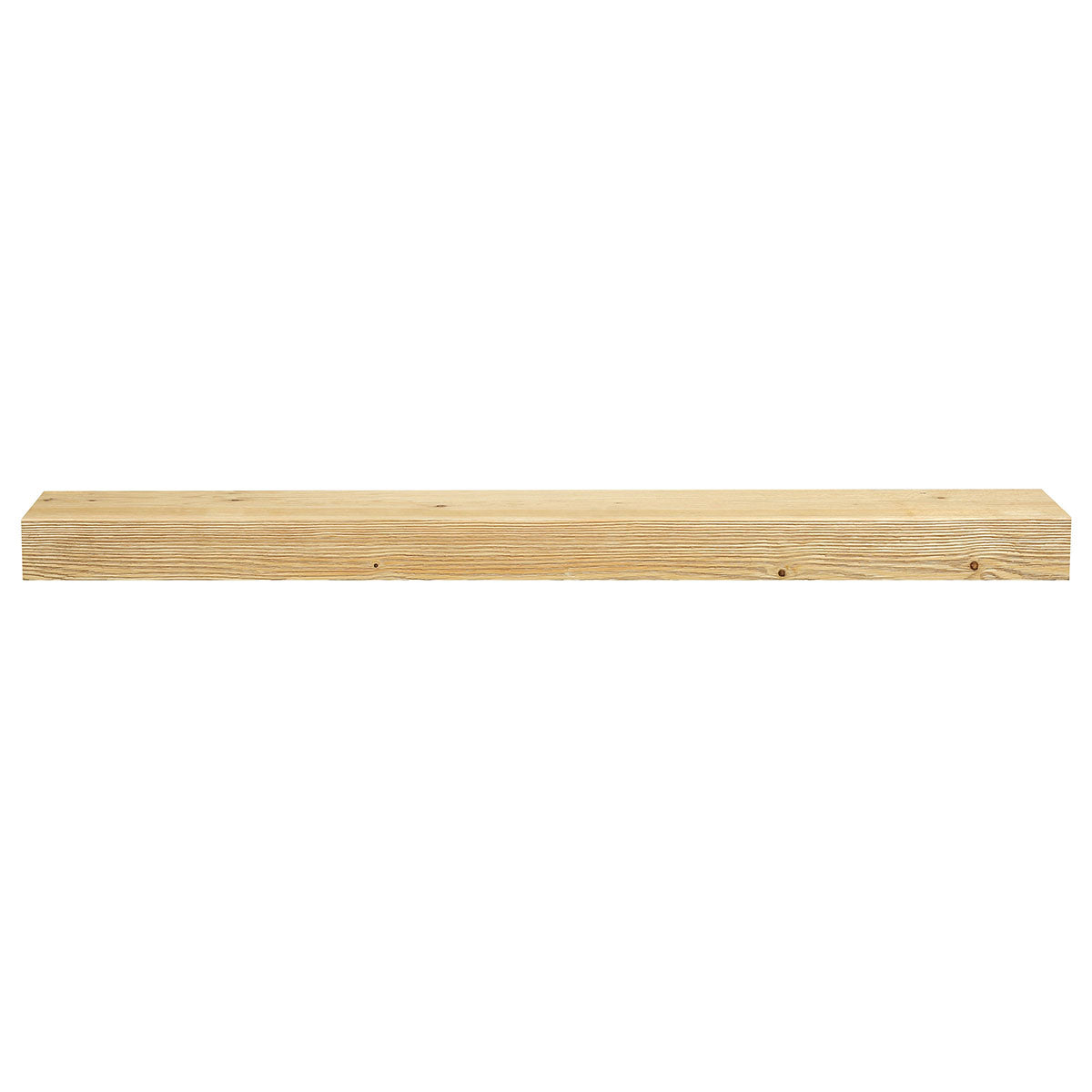 Textured Solid Floating Timber Fireplace Mantel Shelf