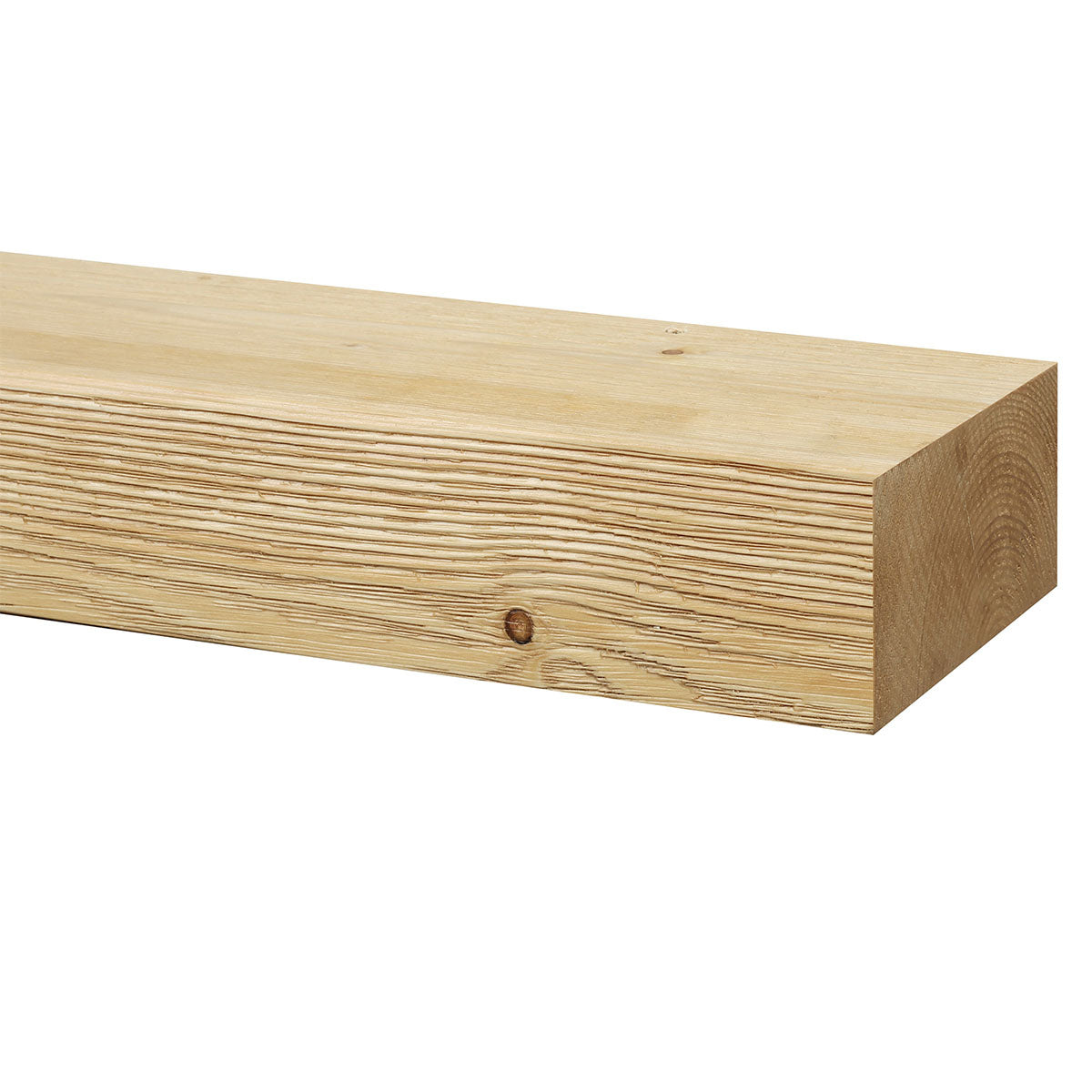 Textured Solid Floating Timber Fireplace Mantel Shelf
