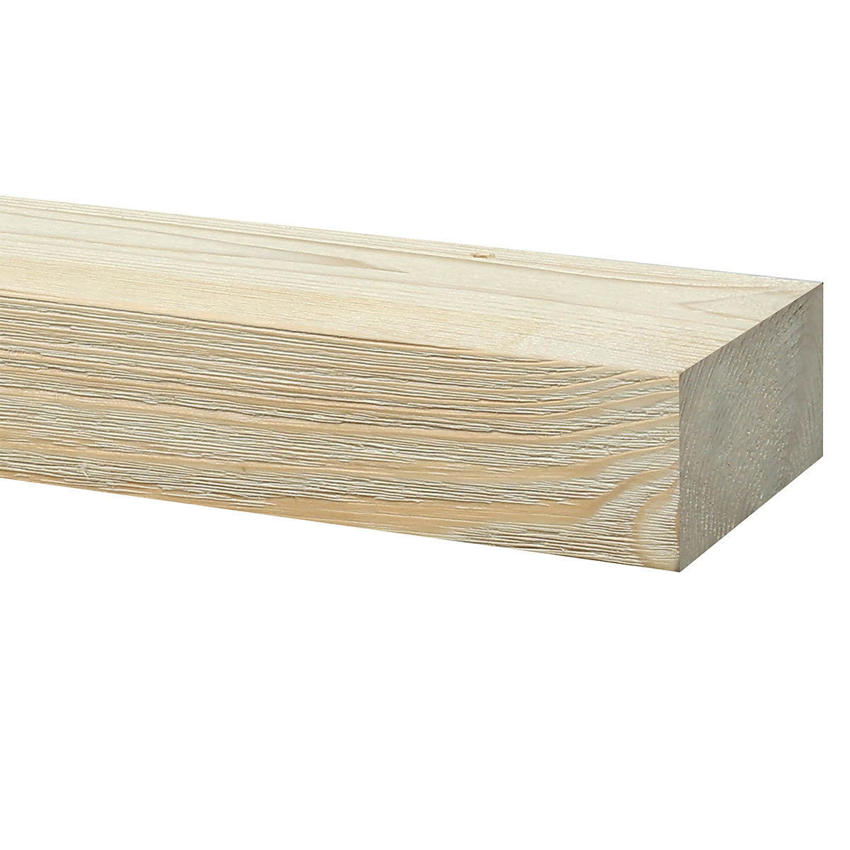 Textured Solid Floating Timber Fireplace Mantel Shelf