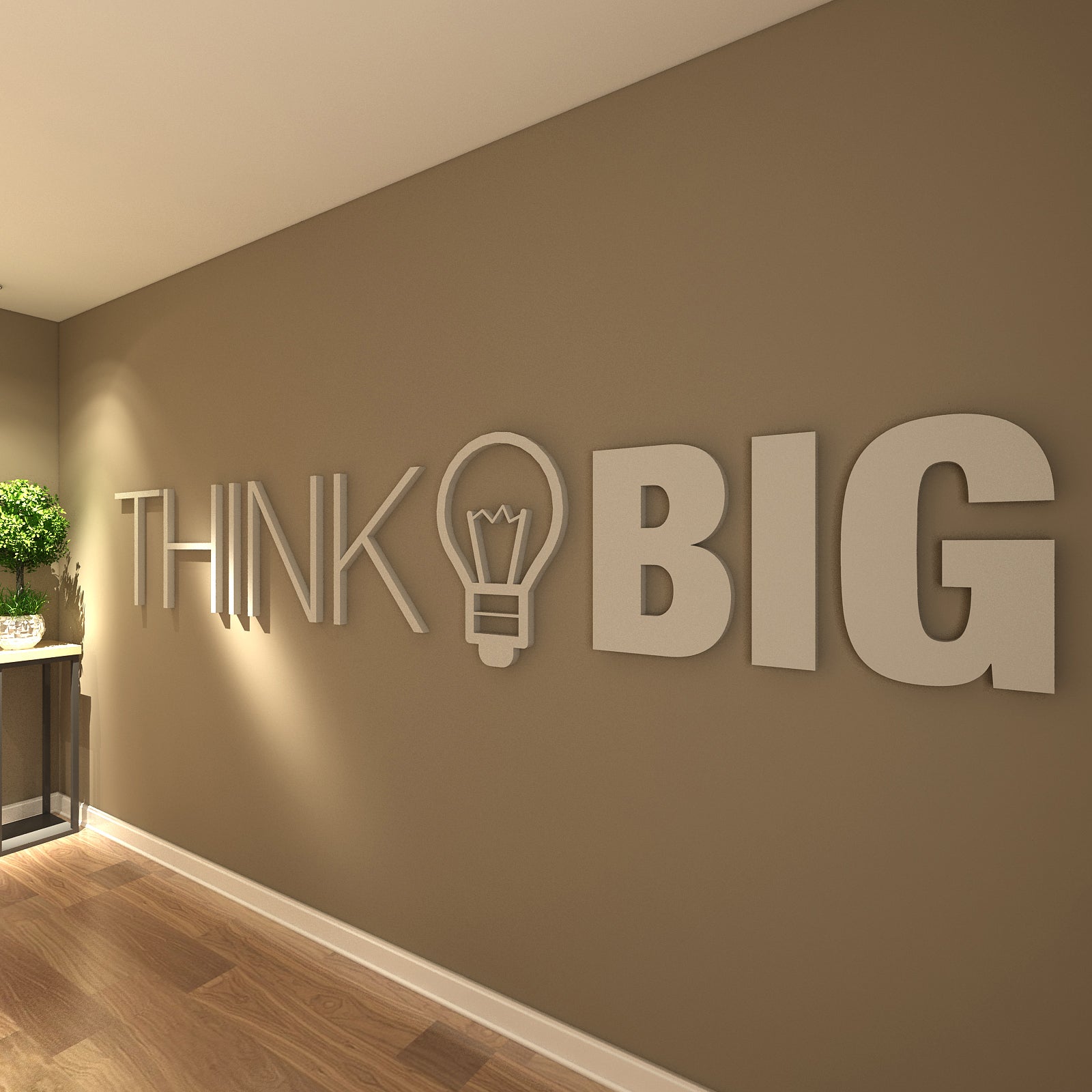 Think Big Office Decor 3D-1