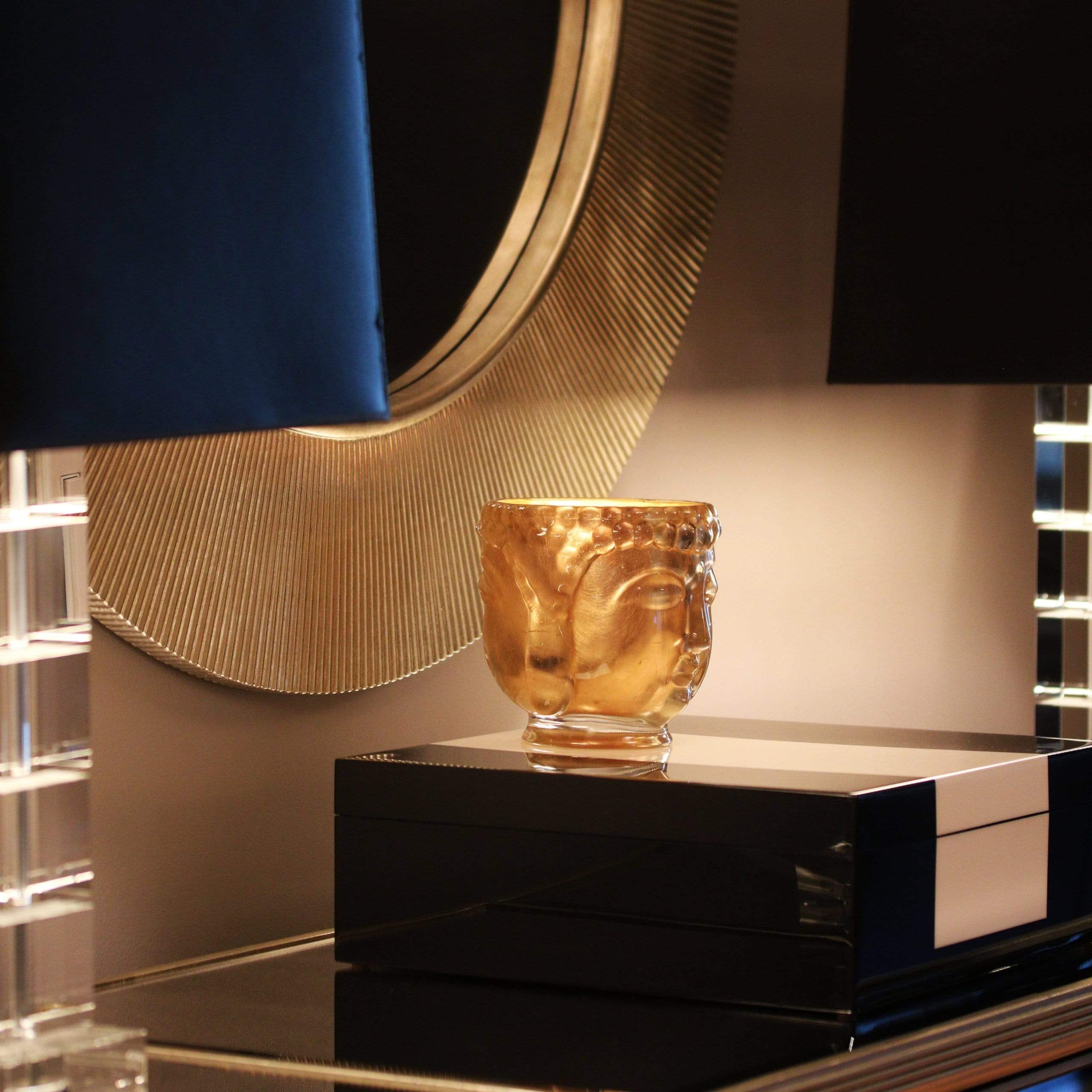 24K Gold Clear Glass Buddha Royale-4