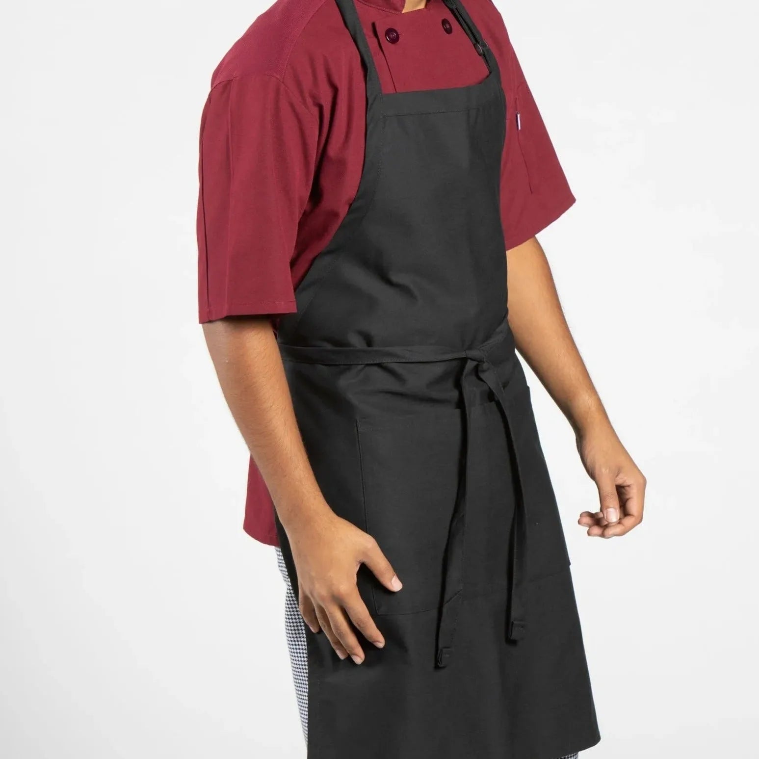 Twill Cotton Blend Adjustable Butcher Aprons 2 PK-0