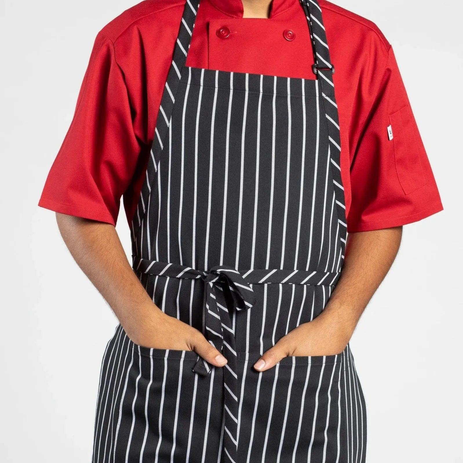 Twill Cotton Blend Adjustable Butcher Aprons 2 PK - PRHOMZ