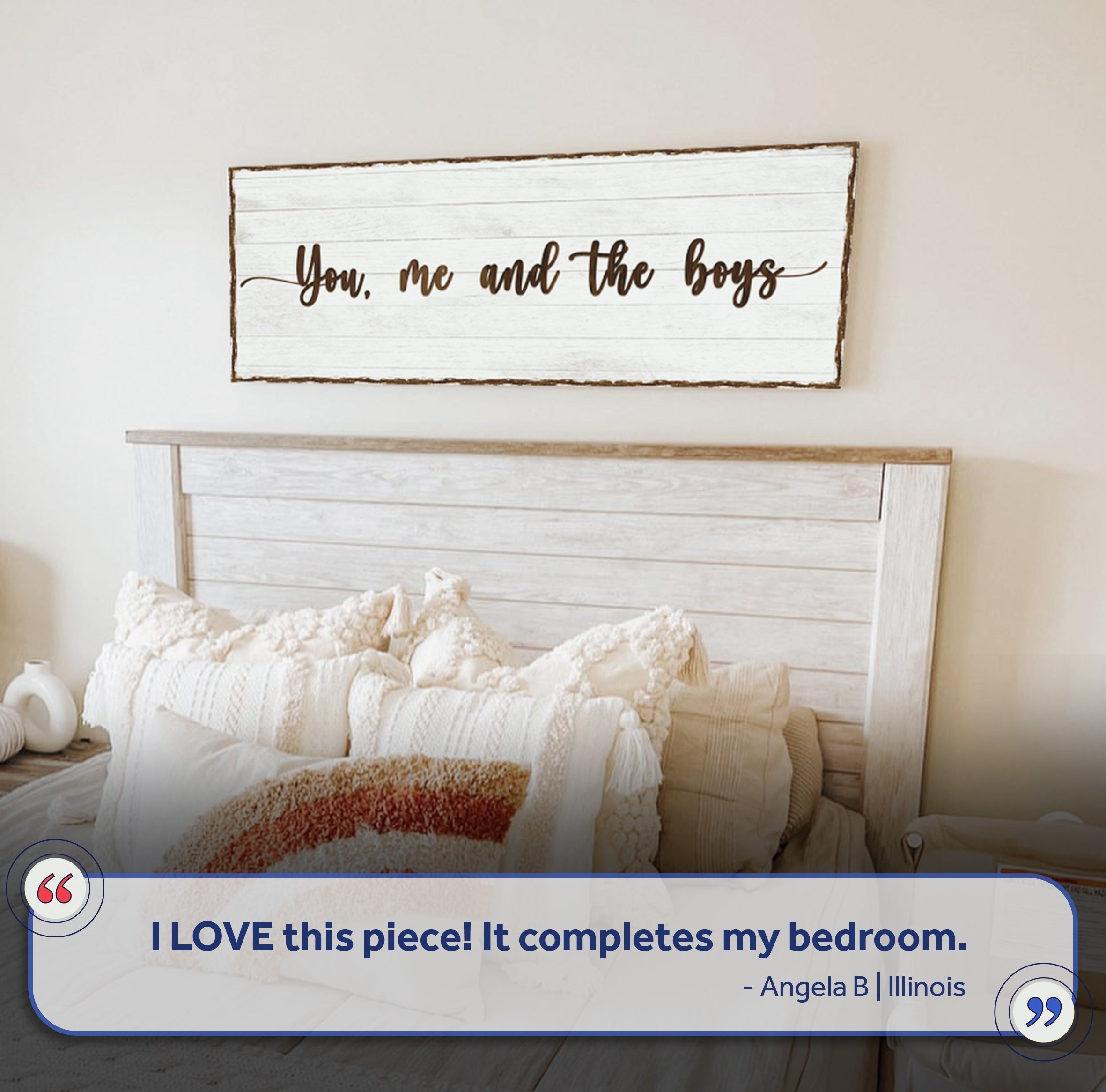 You, Me, And The Boys Sign