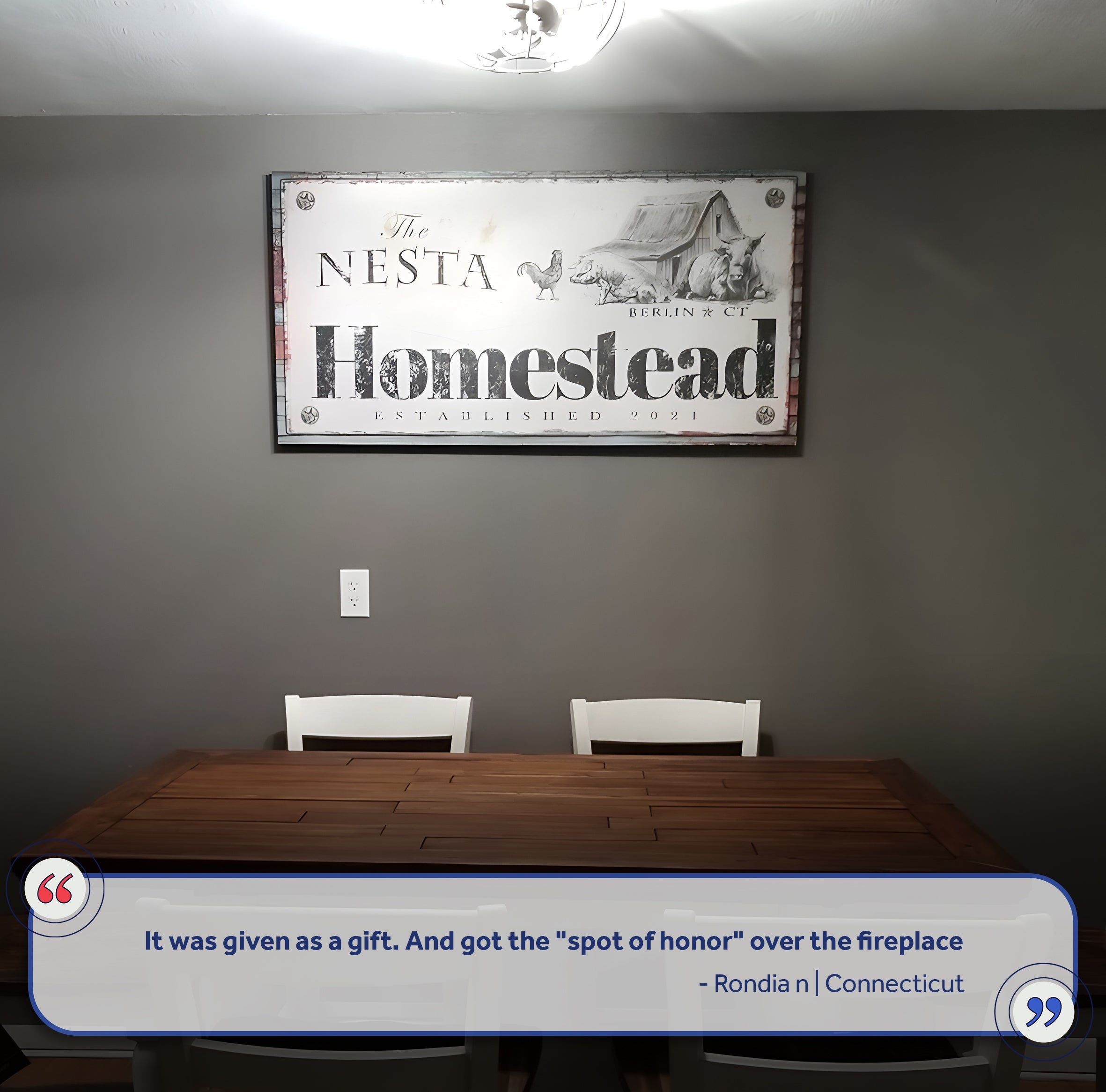 Homestead Sign III