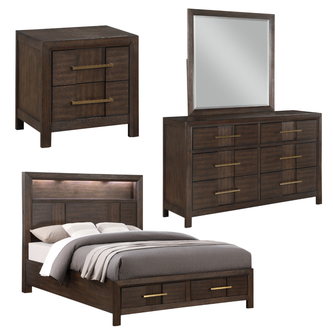 Modern 4 PCs  King Size Set-0