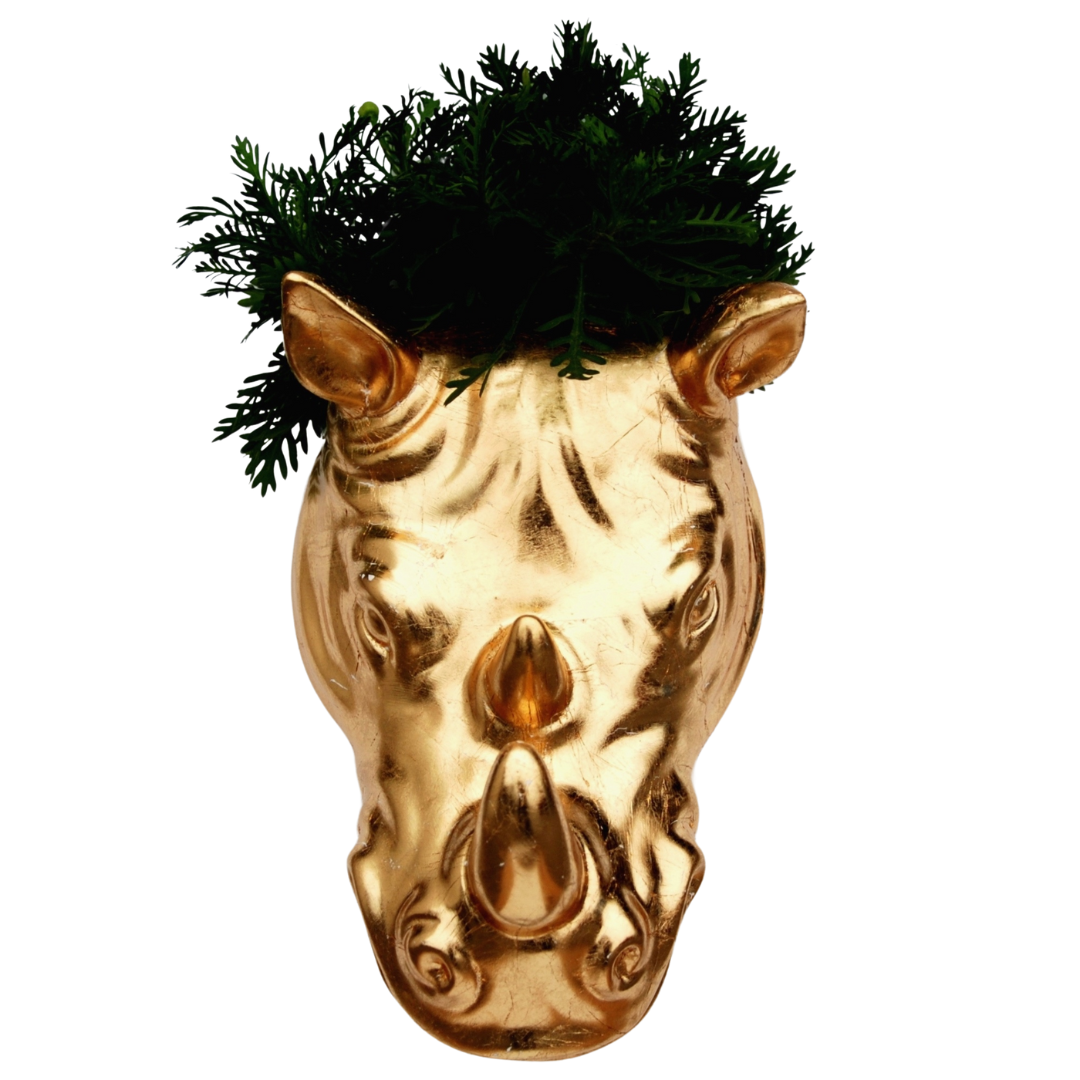 Greek Gold Gilded Wall Planter-0