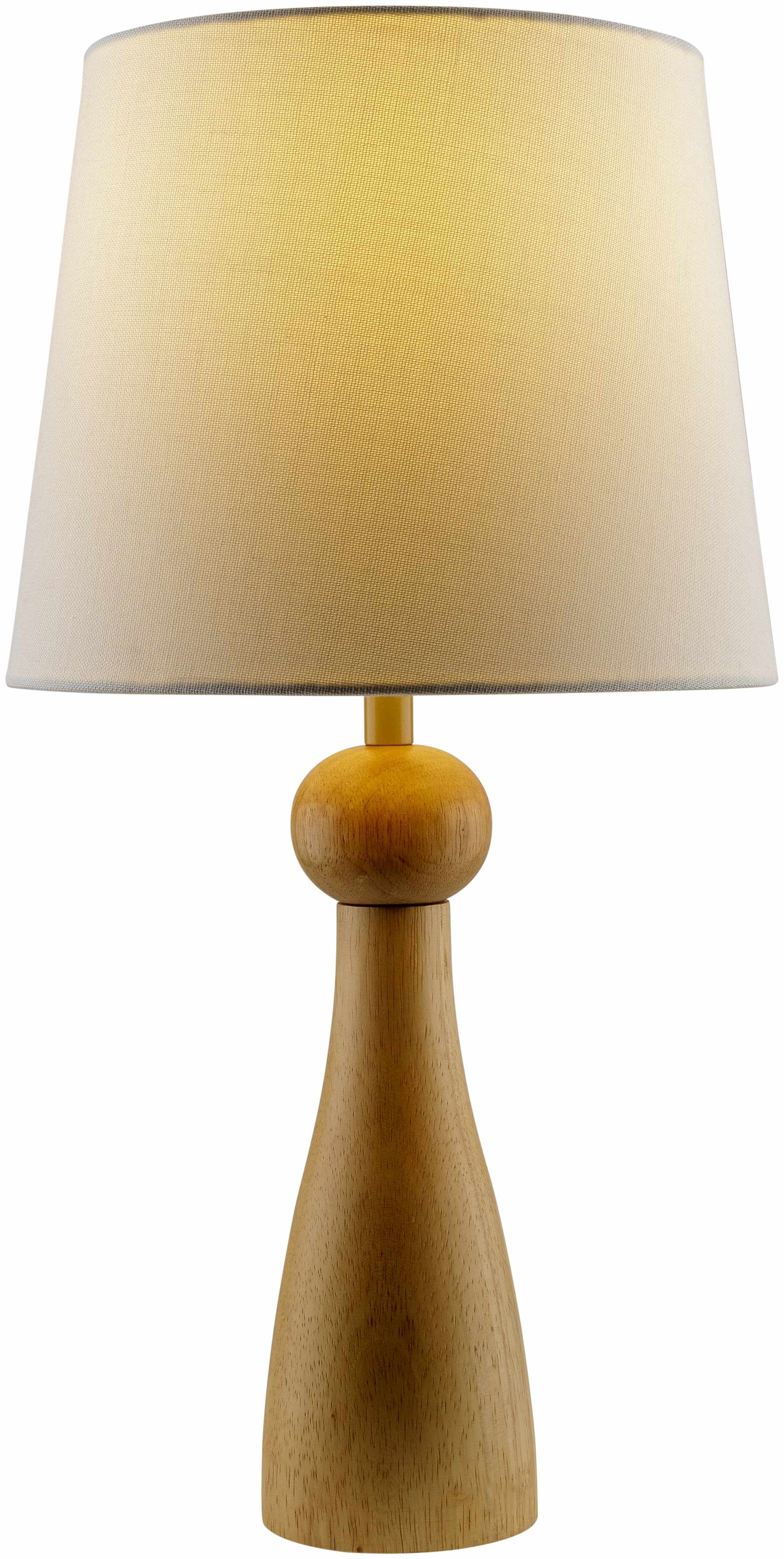 Villamejil Cream Wood Table Lamp-2