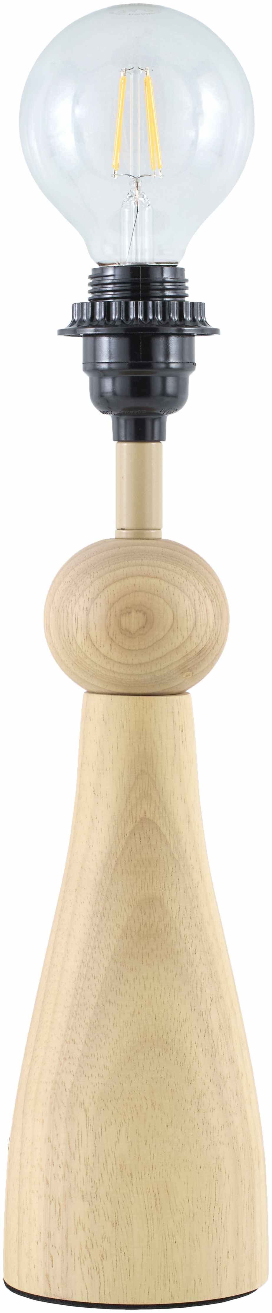 Villamejil Cream Wood Table Lamp-1