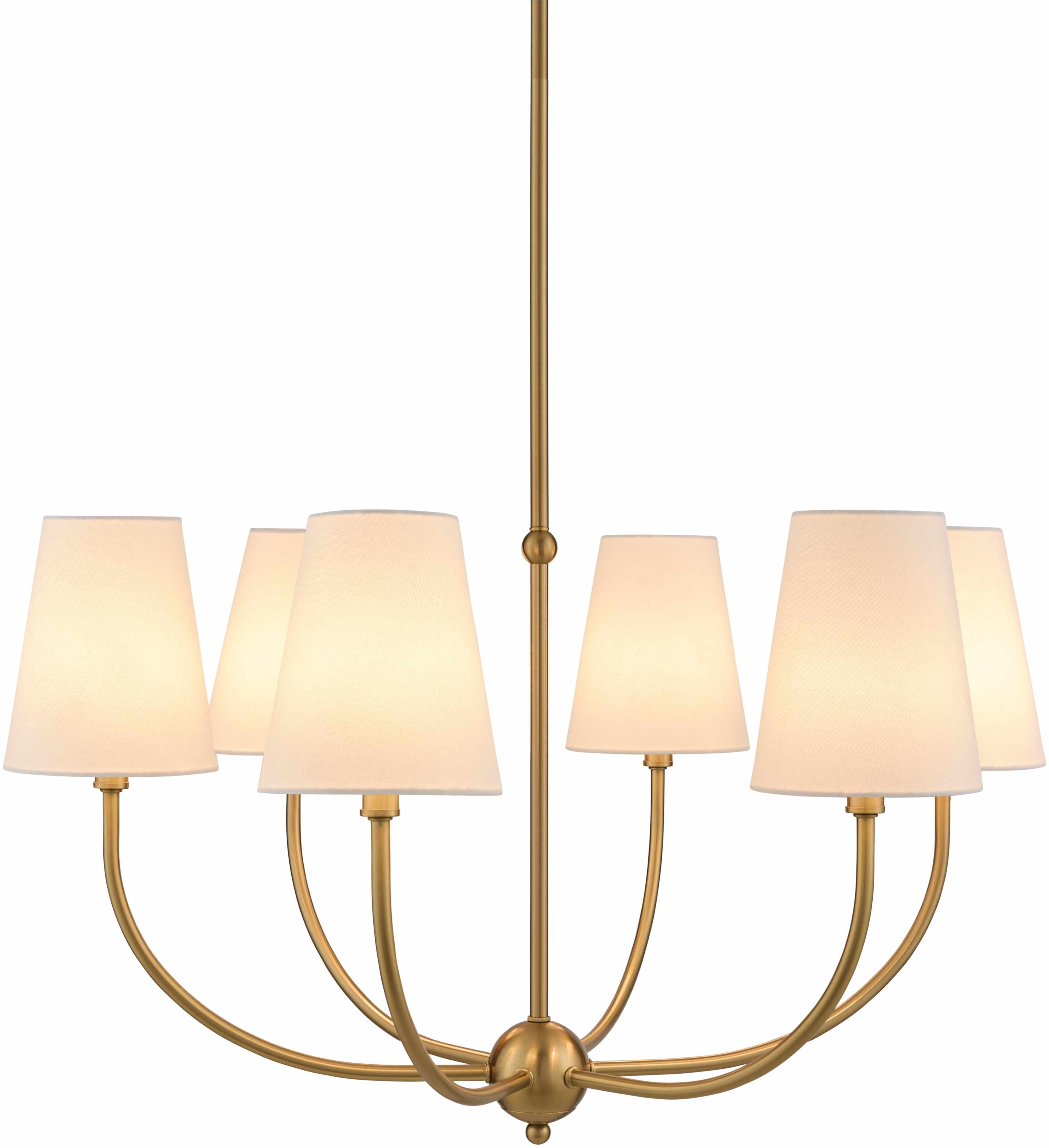 Vishnyovka Metallic - Brass Chandelier-2
