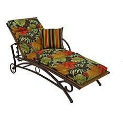 Resin Wicker / Steel Multi-Position Chaise Lounge Chair Recliner-2