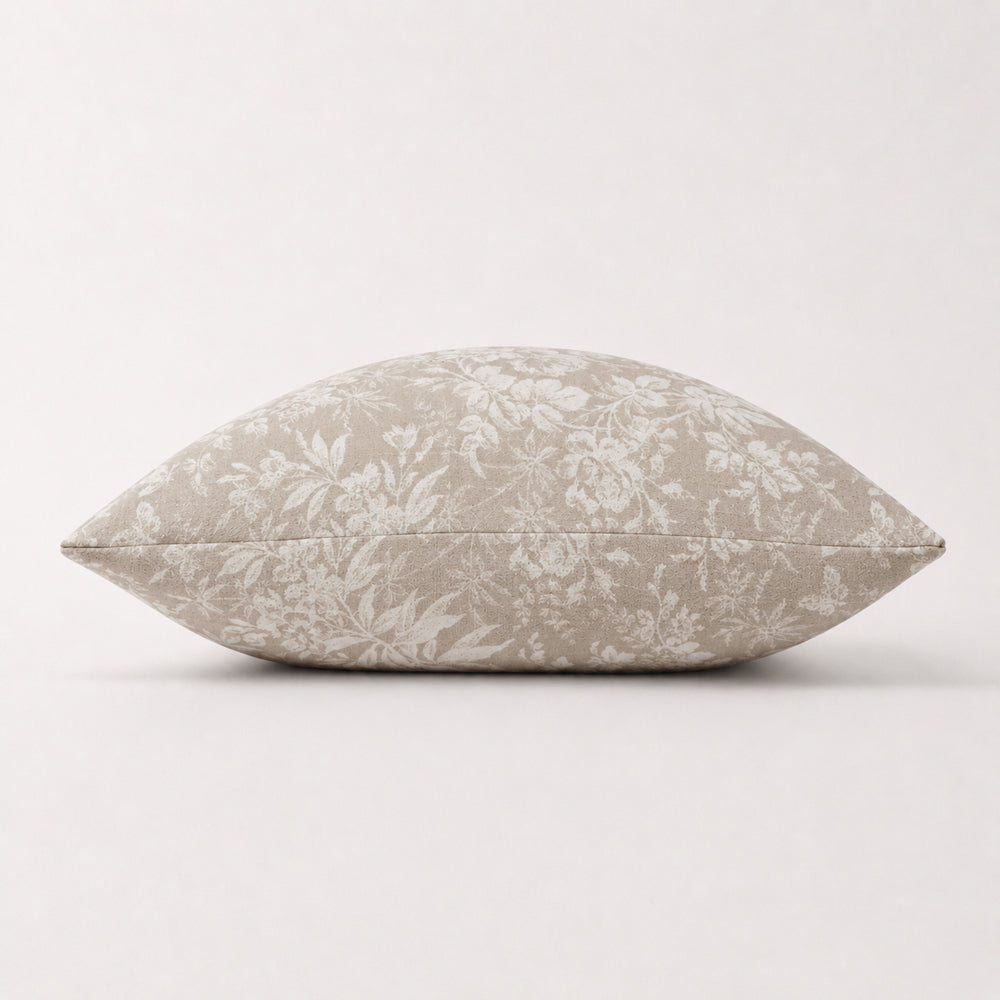 Vale Subtle Botanical Jacquard Pillow Covers