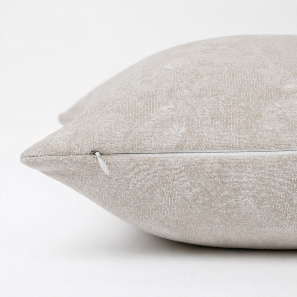 Vale Subtle Botanical Jacquard Pillow Covers