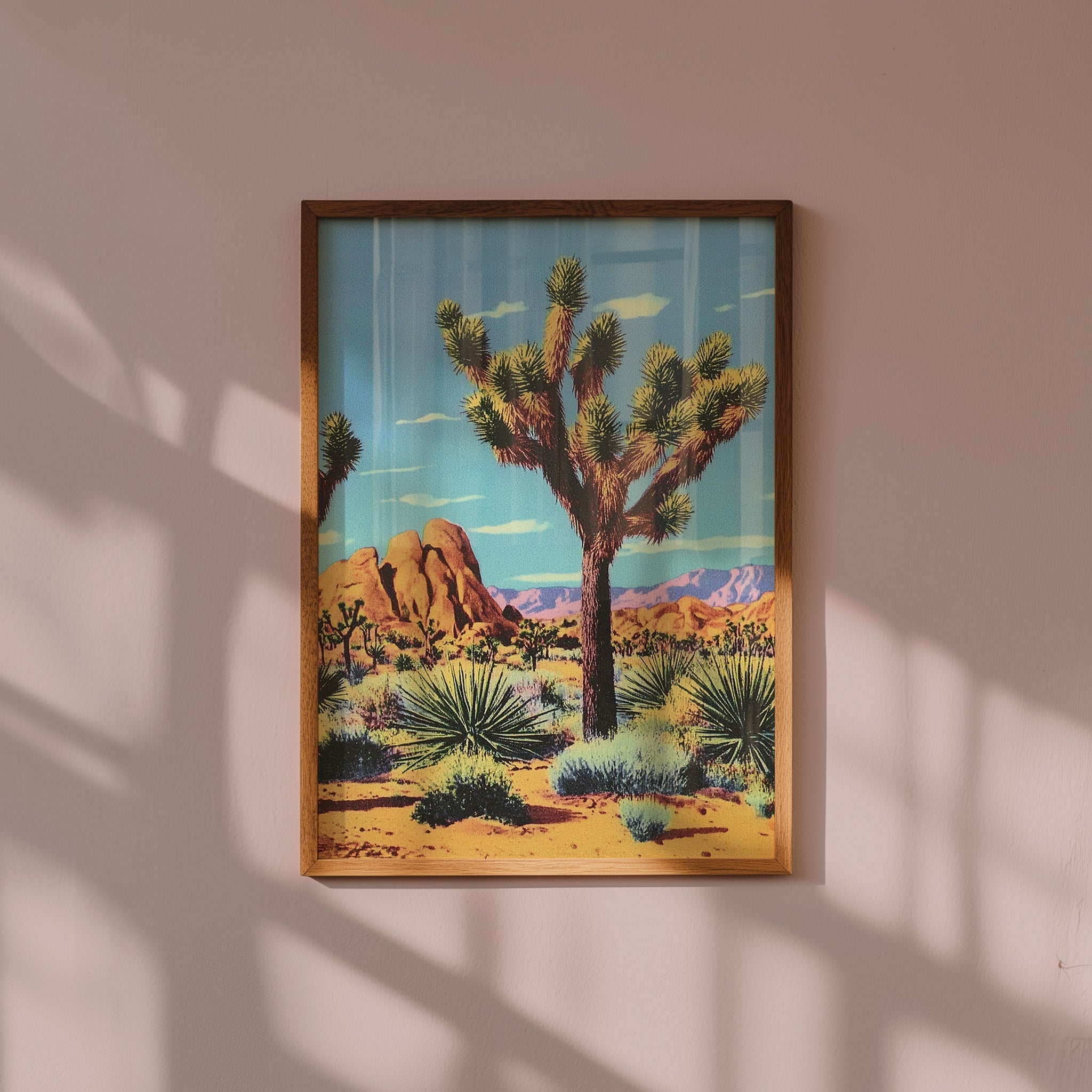 Joshua Tree Desert California Landscape Art Print
