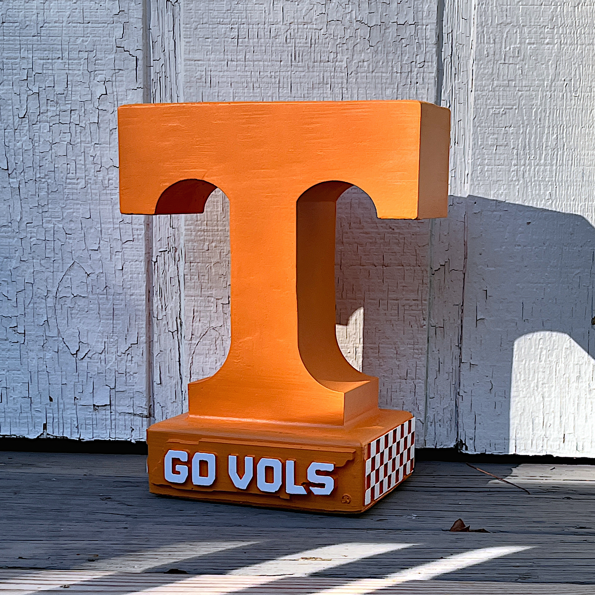 Tennessee Volunteers Power T Cement Statue for Garden, Patio, and Porch