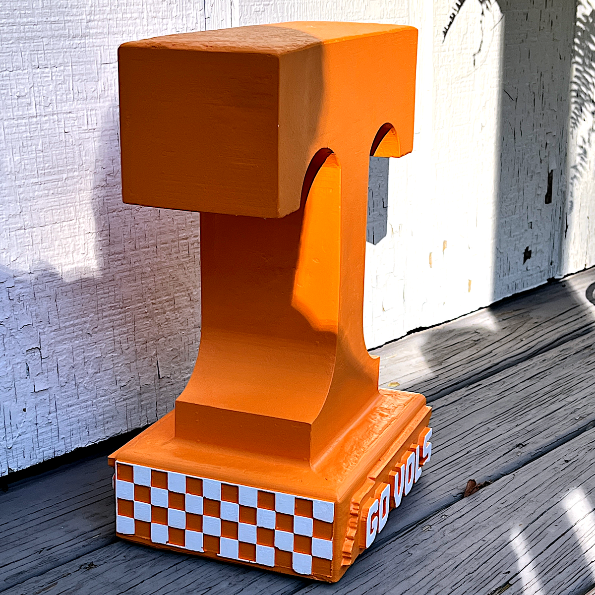 Tennessee Volunteers Power T Cement Statue for Garden, Patio, and Porch