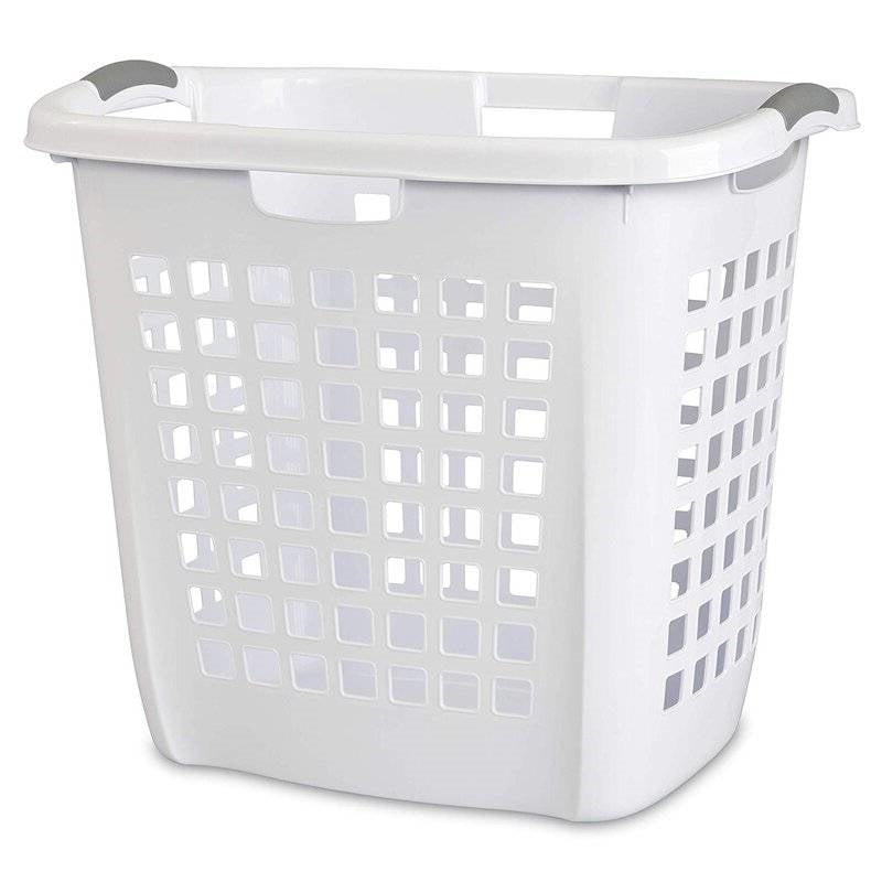 Set of 4 Heavy Duty Plastic Laundry Hamper Dirty Clothes Basket-1