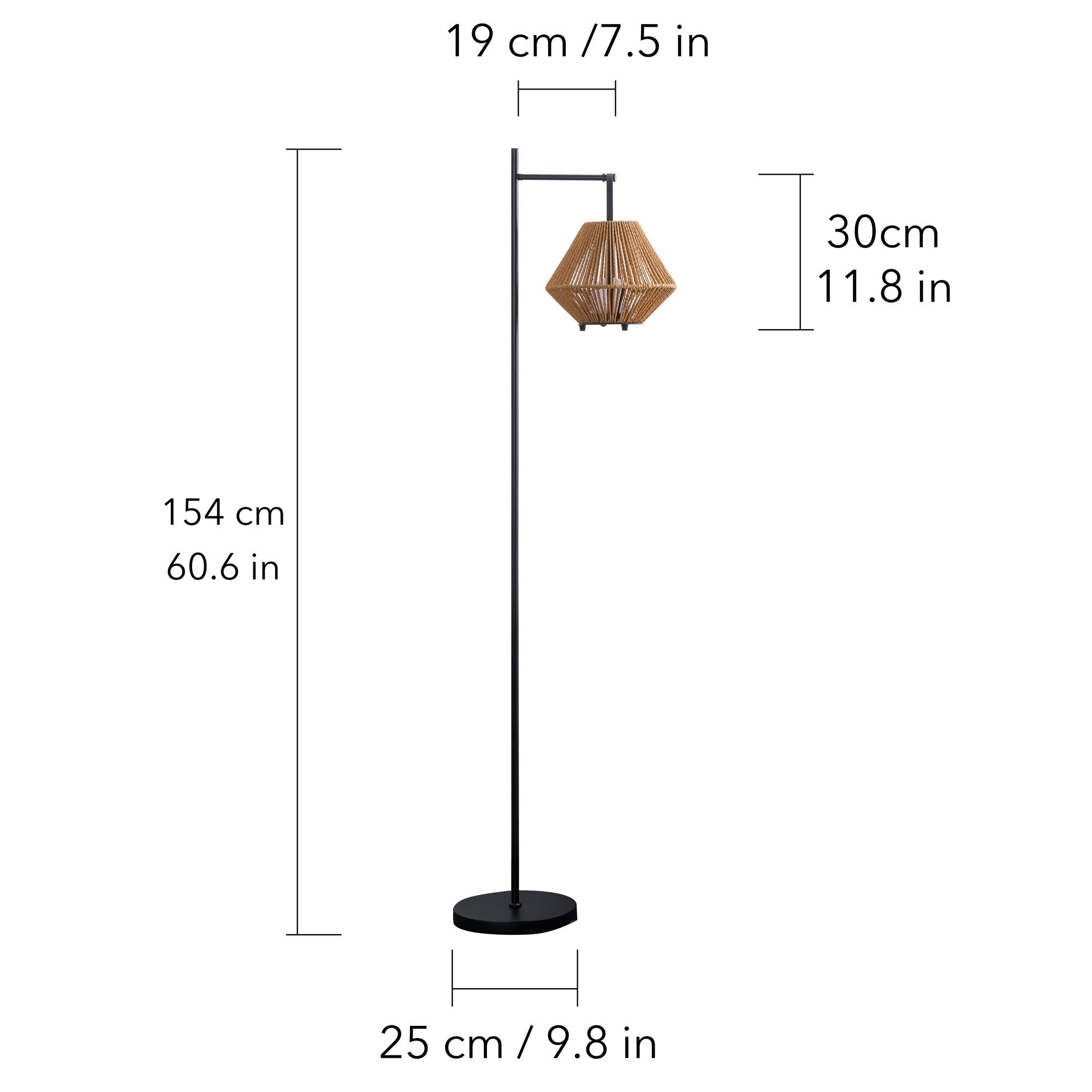 2-in-1 Portable Lantern & Floor Lamp for Indoors & Outdoors-4