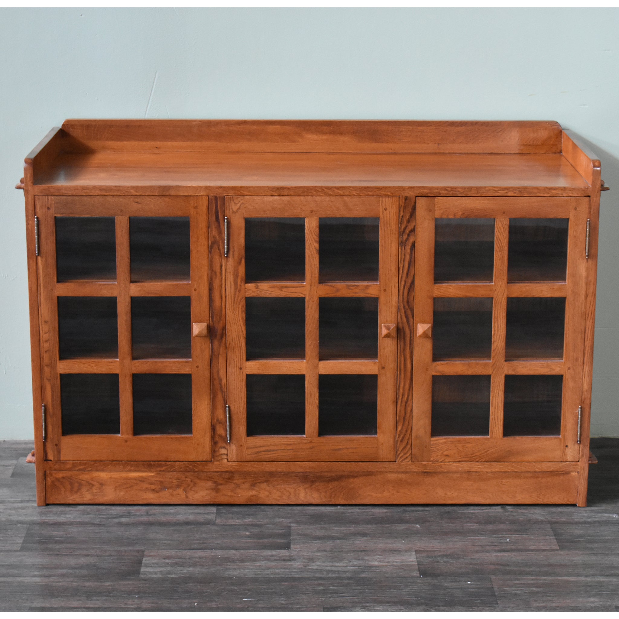 Mission Oak 3 Door Console - Michael's Cherry (MC1)