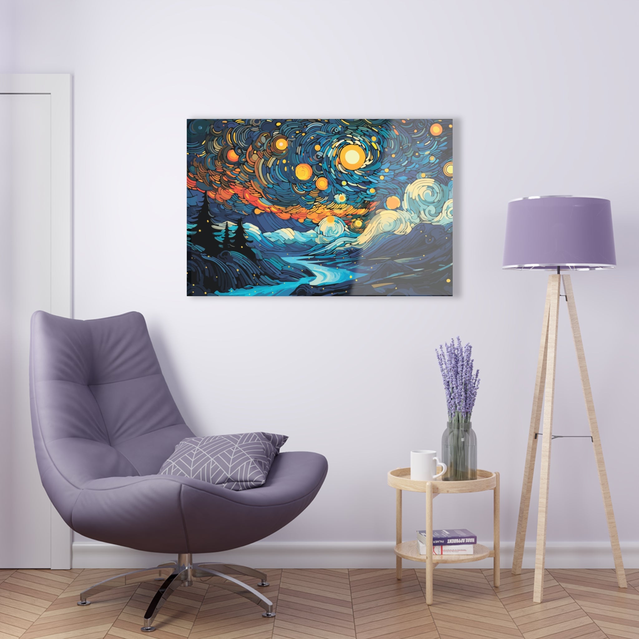 Wall hangings artist wall decor. Beautiful van gogh landscape