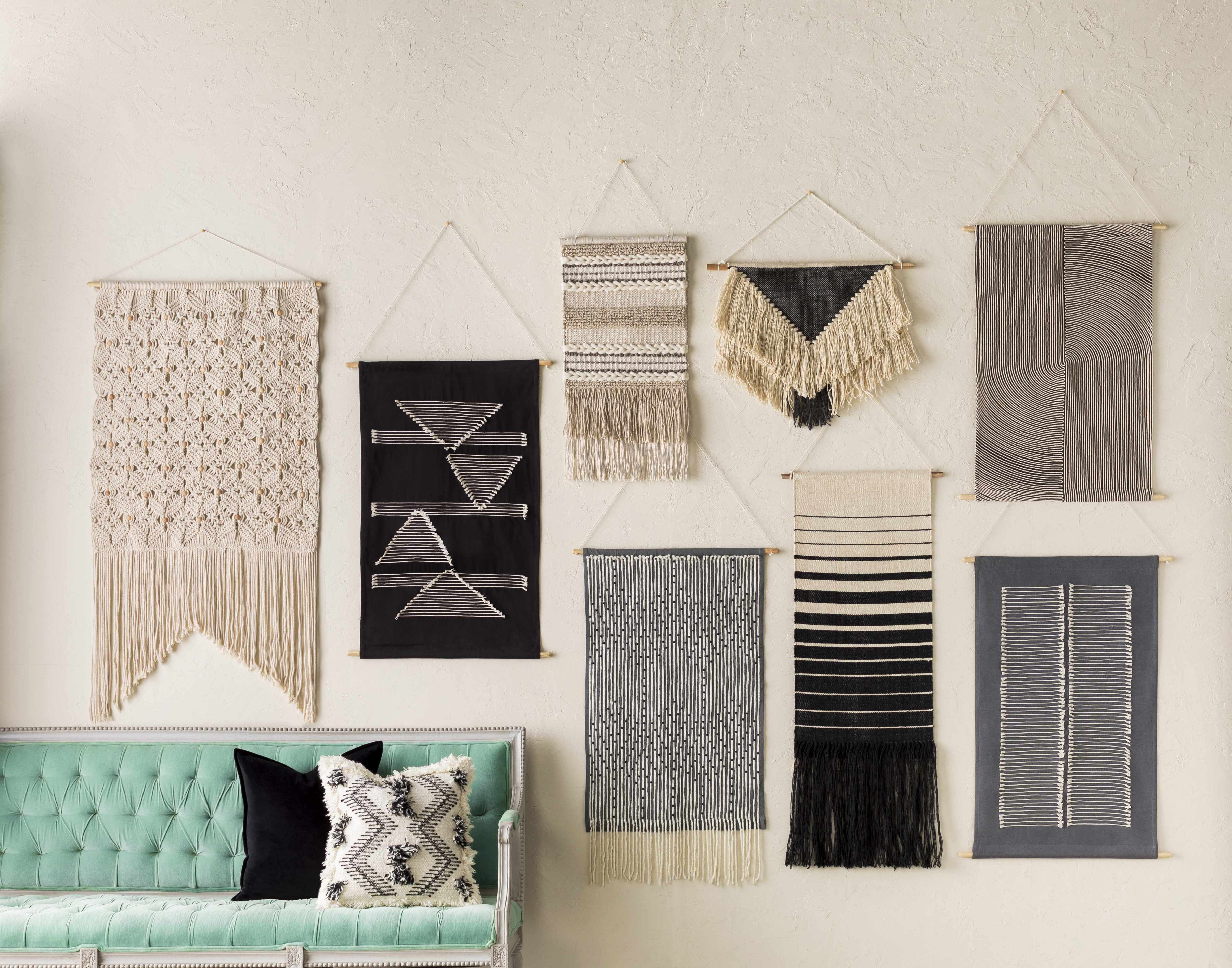 Dingus Jute and Wood Wall Hanging-2