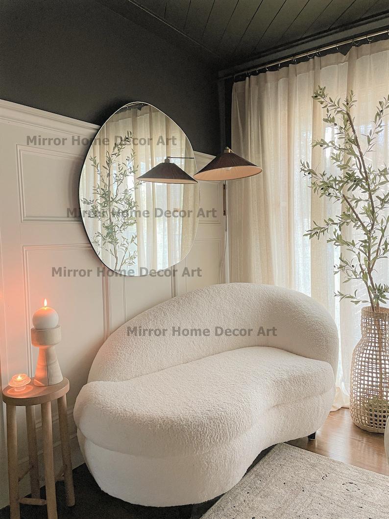 Organic Geometry Asymmetrical Mirror
