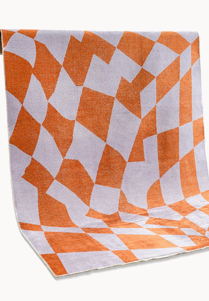 Tangerine Delight Rug - Vibrant Orange Area Rug | Alpken