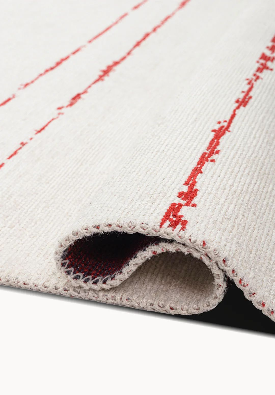 Crimson Patterned Cream Rug - Bold Decorative Area Rug | Alpken