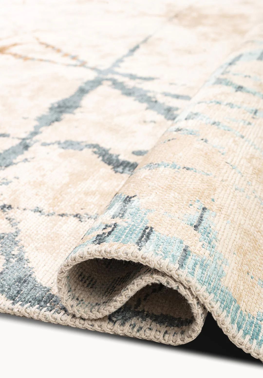 Beige Harmony Rug - Neutral Elegant Area Rug | Alpken
