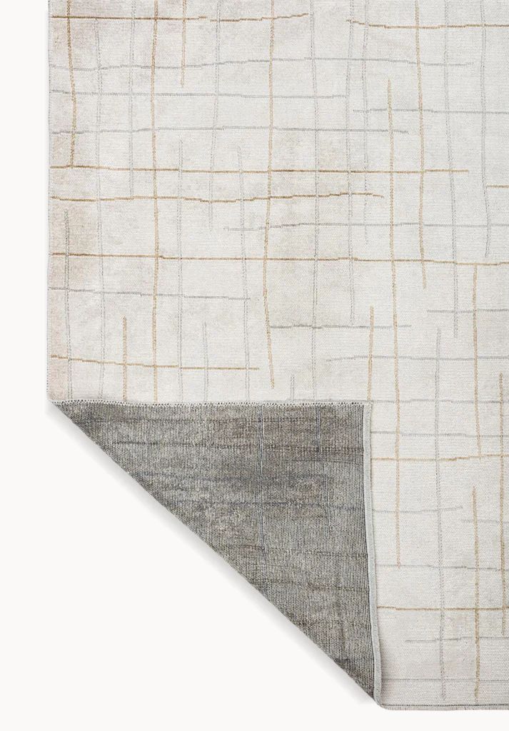 Multicolor Striped Cream Rug - Vibrant Striped Area Rug | Alpken
