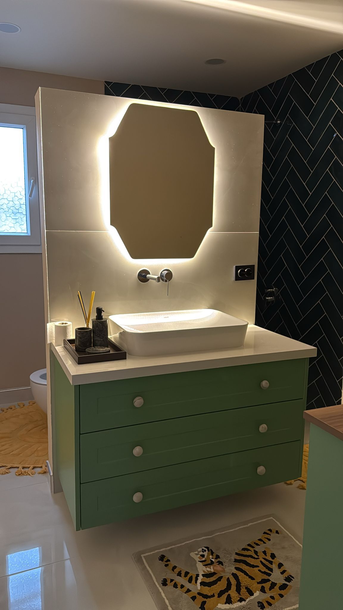 Architectural Unique Mirror Asymmetrical Wall Mirror