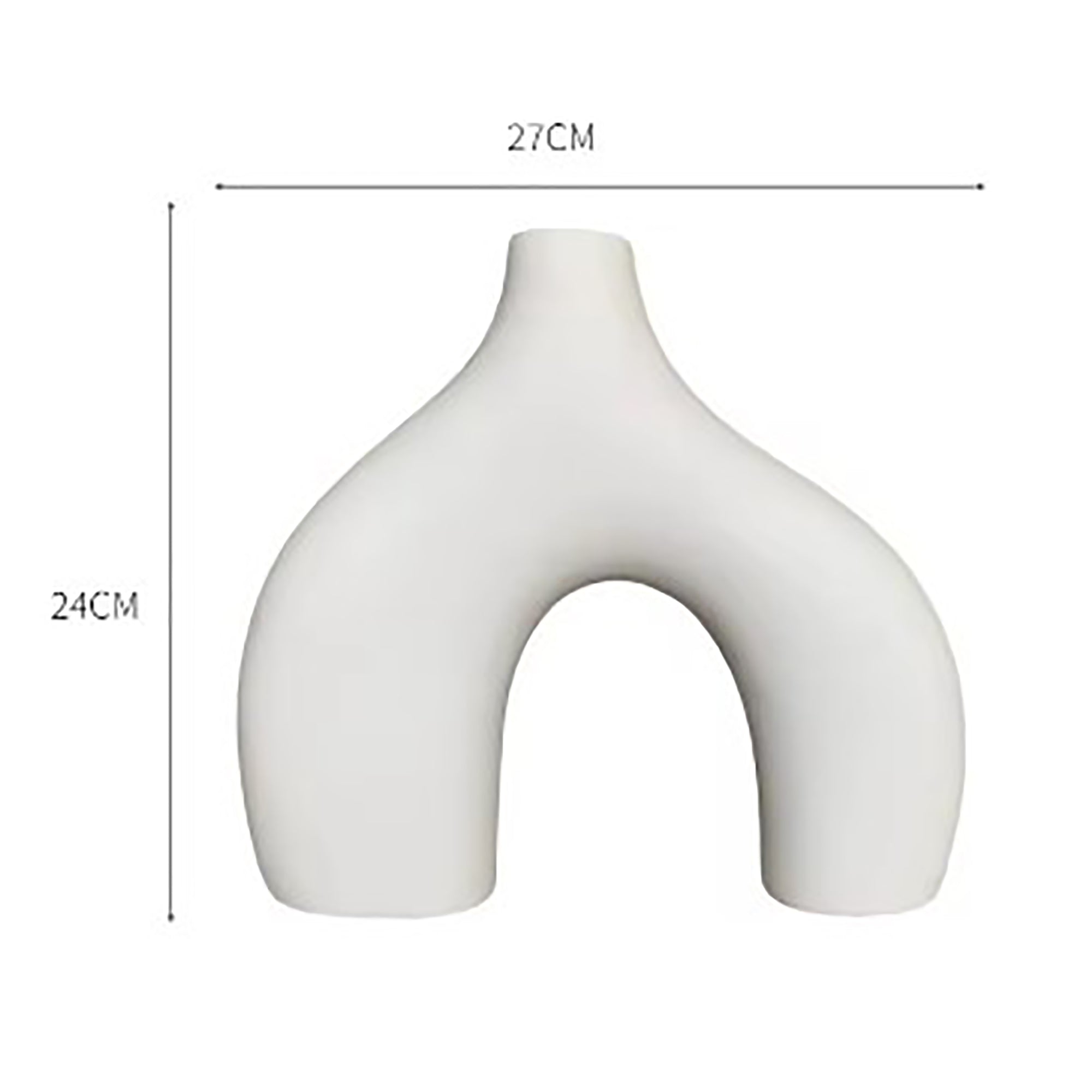 Arch Vase-White-3