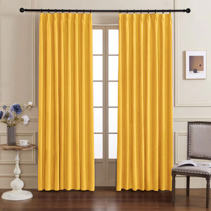 Whitney Luxury Matte Velvet Thermal Curtains