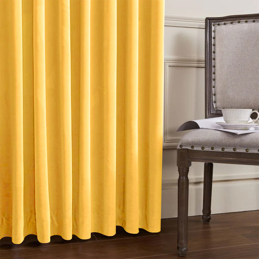 Whitney Luxury Matte Velvet Thermal Curtains