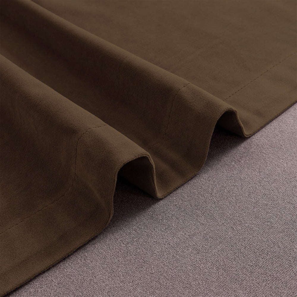 Whitney Luxury Matte Velvet Thermal Curtains