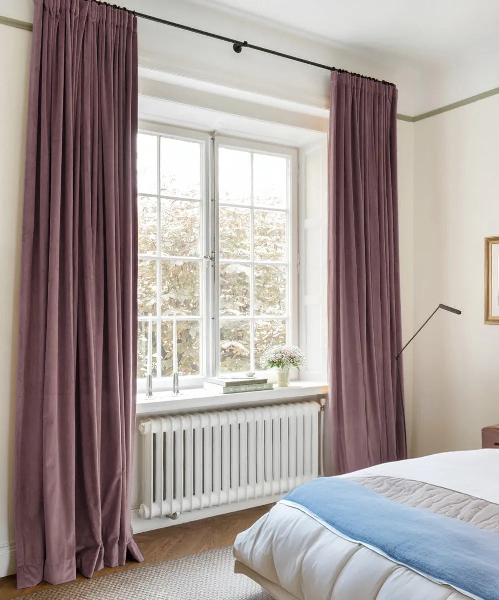 Whitney Luxury Matte Velvet Thermal Curtains