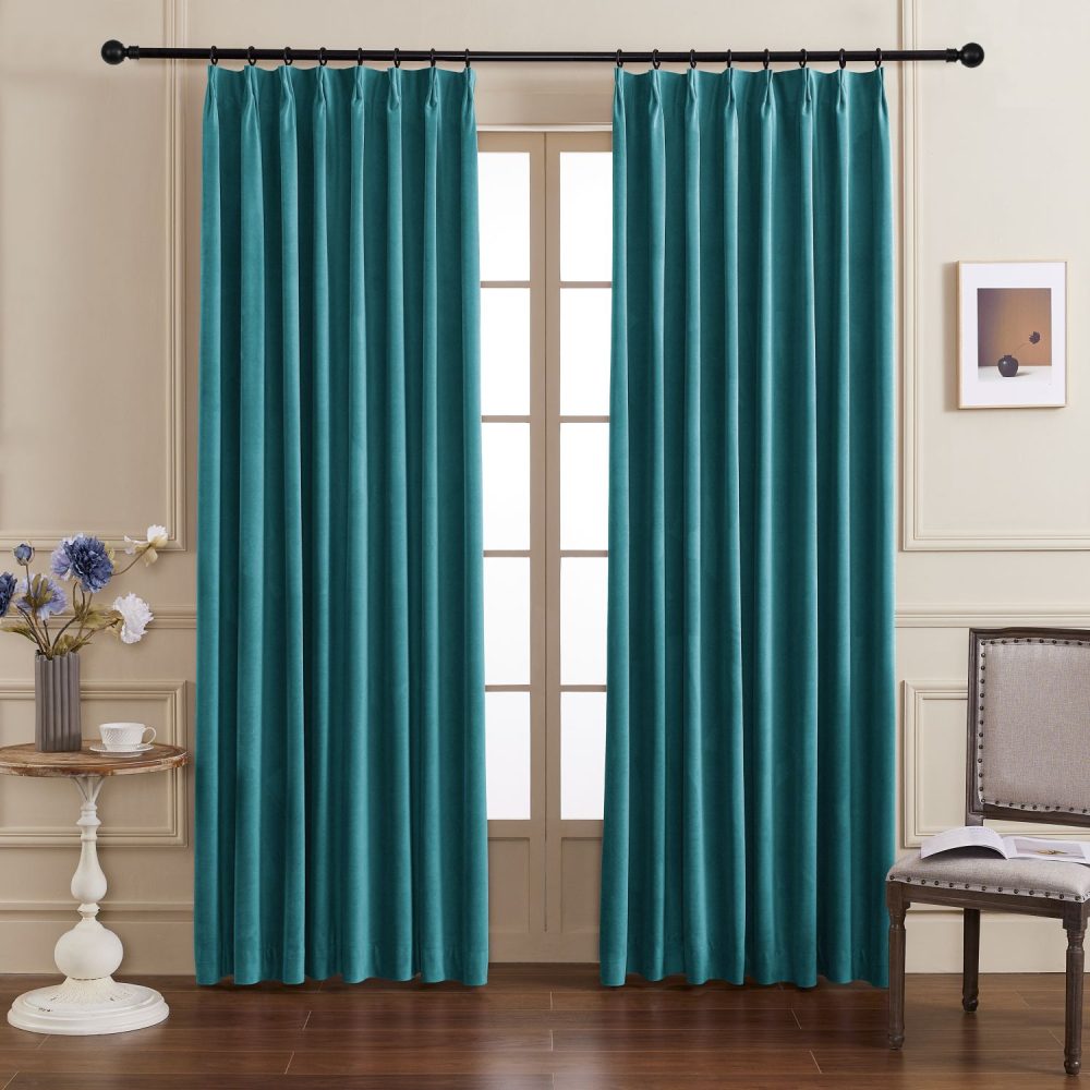 Whitney Luxury Matte Velvet Thermal Curtains