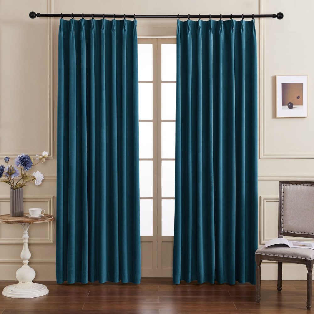 Whitney Luxury Matte Velvet Thermal Curtains