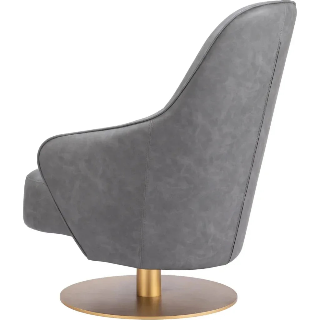 Withby Gray Armless Accent Chair