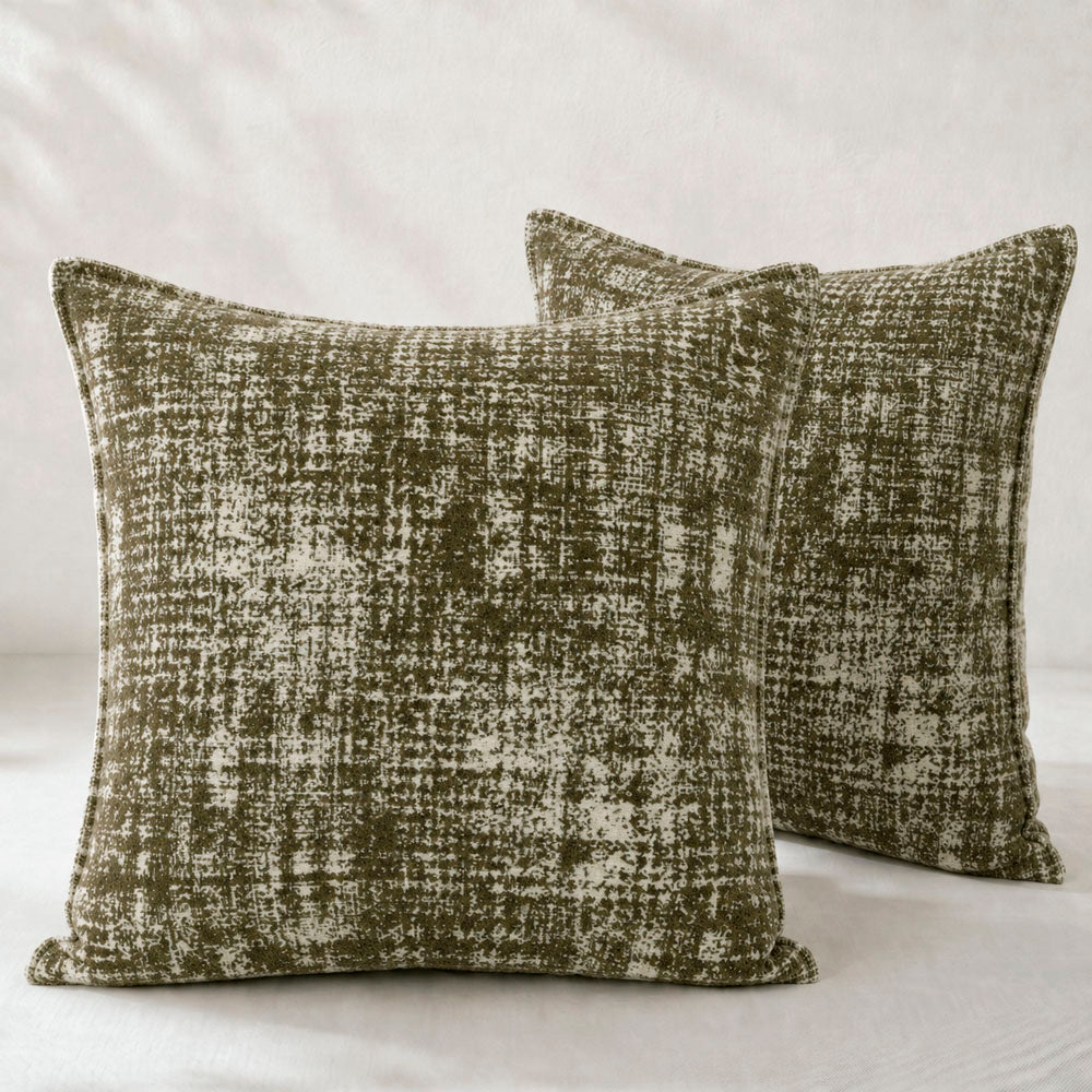 Wren Abstract Textured Pillow Cover