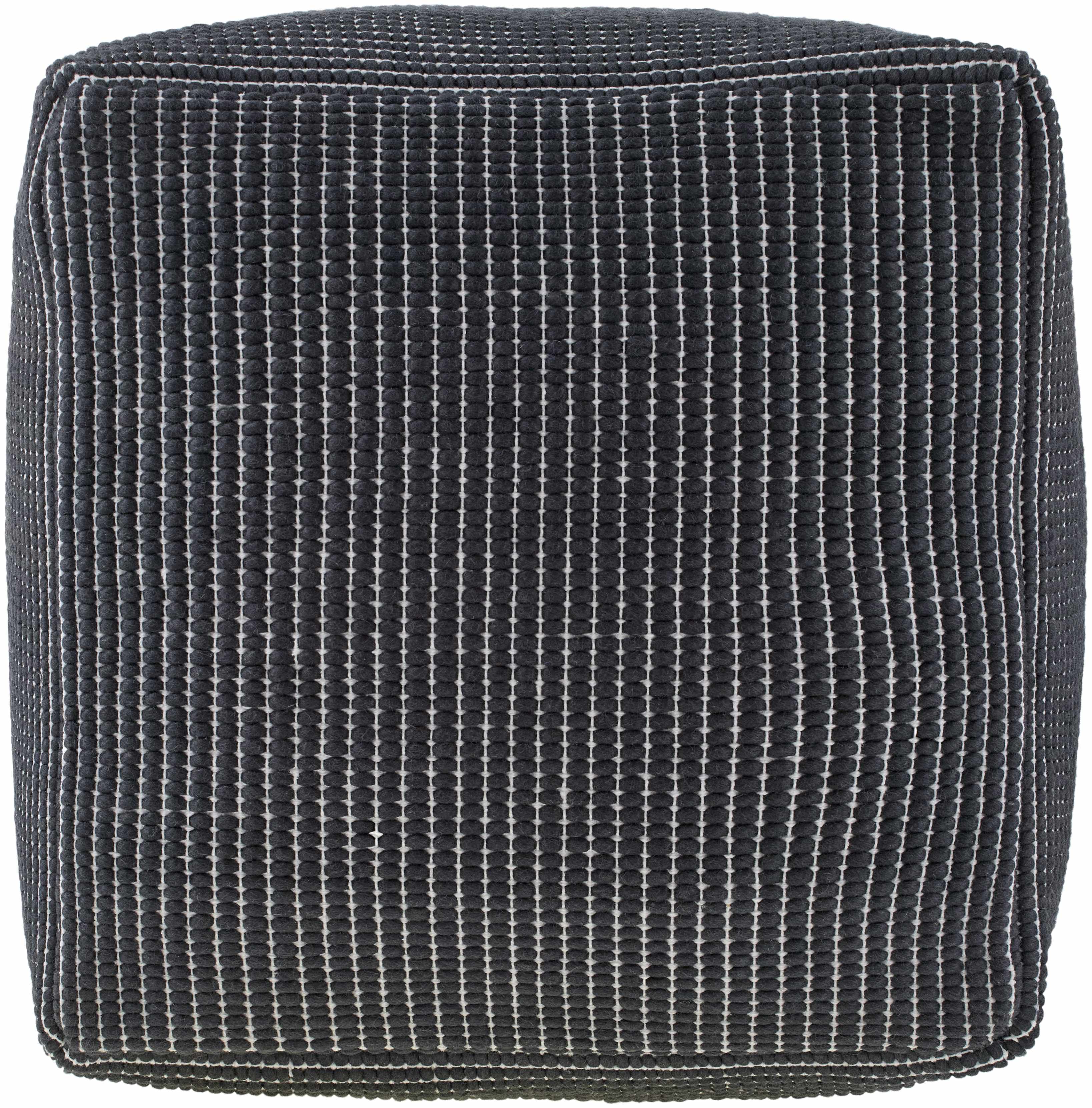 Yakymivka Black Pouf-3