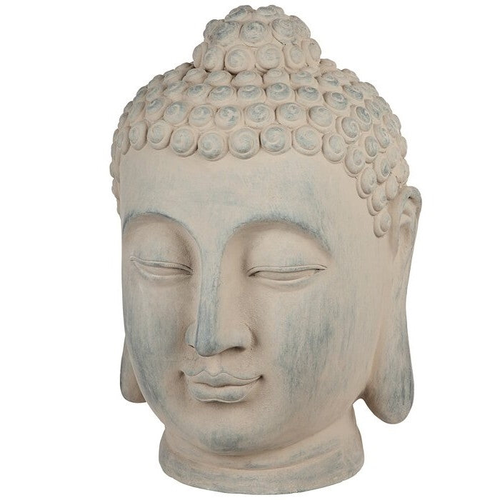 Zen Garden Outdoor Buddha Head Statue-2