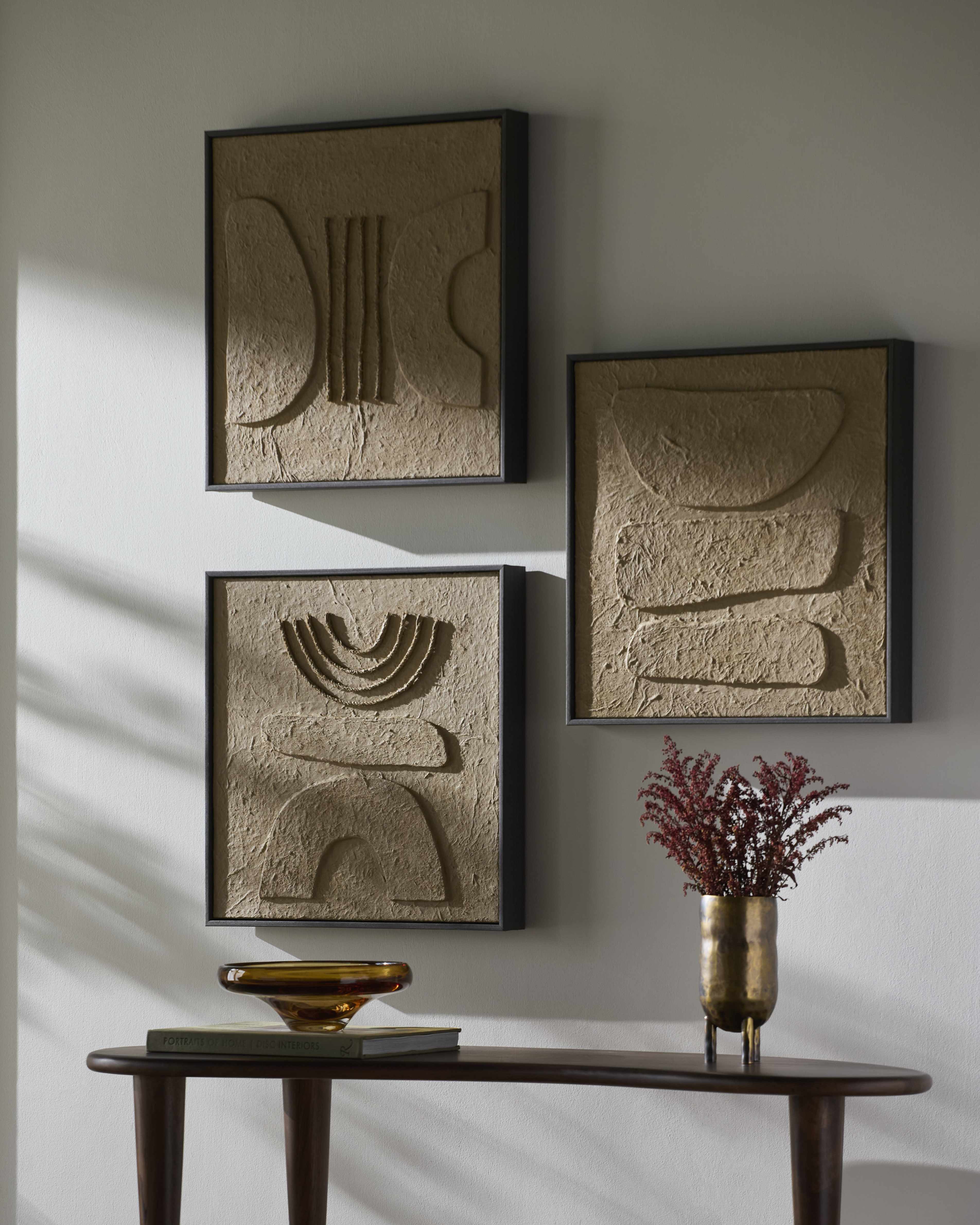 Zhalantun Taupe Wall Decor-1