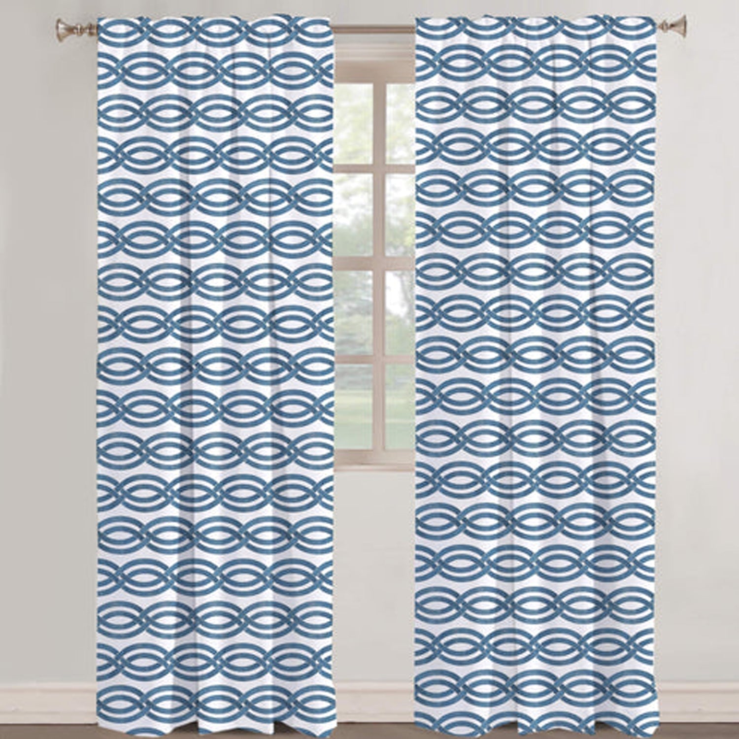 Zara - Set of 2 Panels Crewel Embroidered Curtains | Linen Cotton Mix | Fully Embroidered | Lined-1