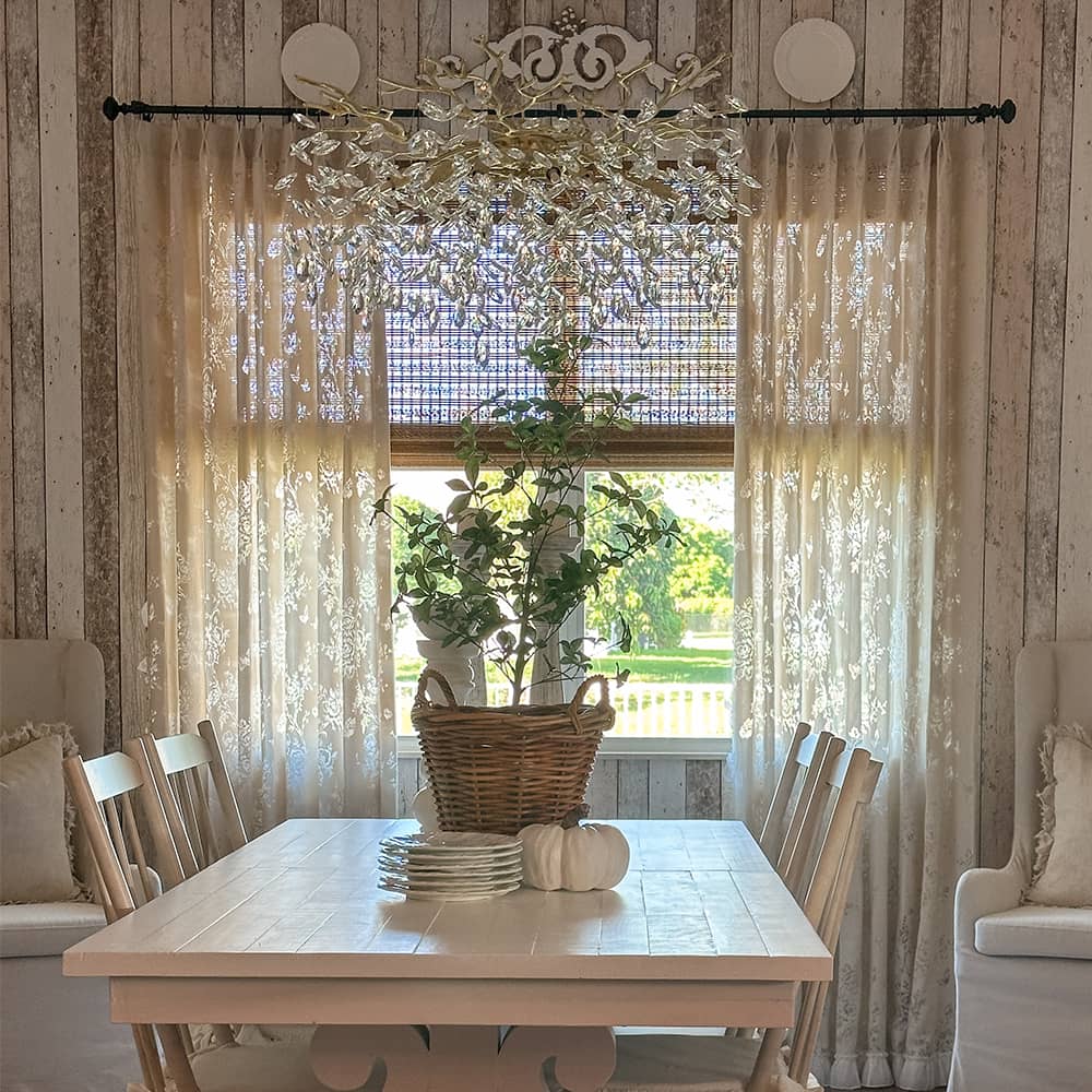 Zinnia Hollow Flower Garden Vines Sheer