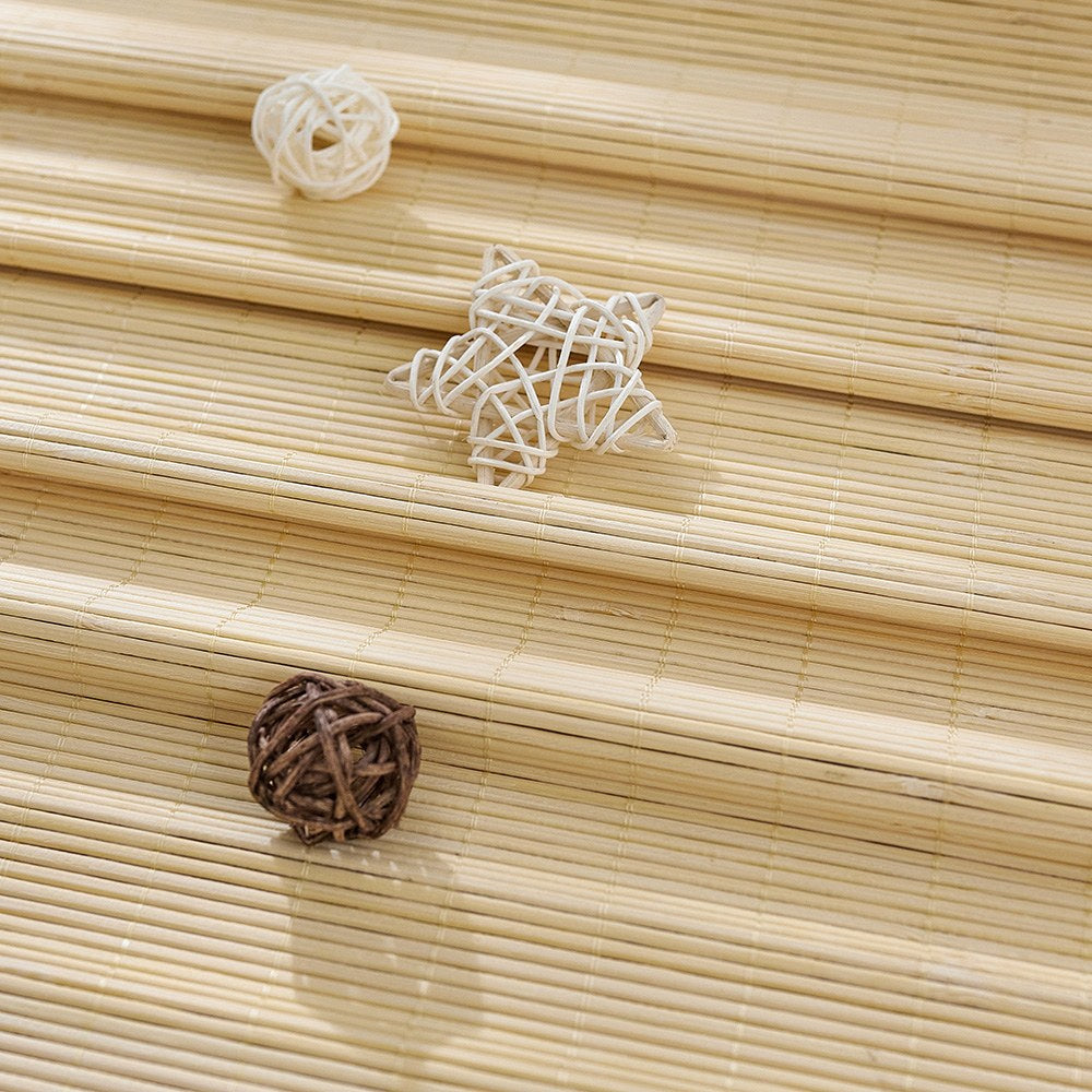 Zula Cream Natural Custom Bamboo Shades
