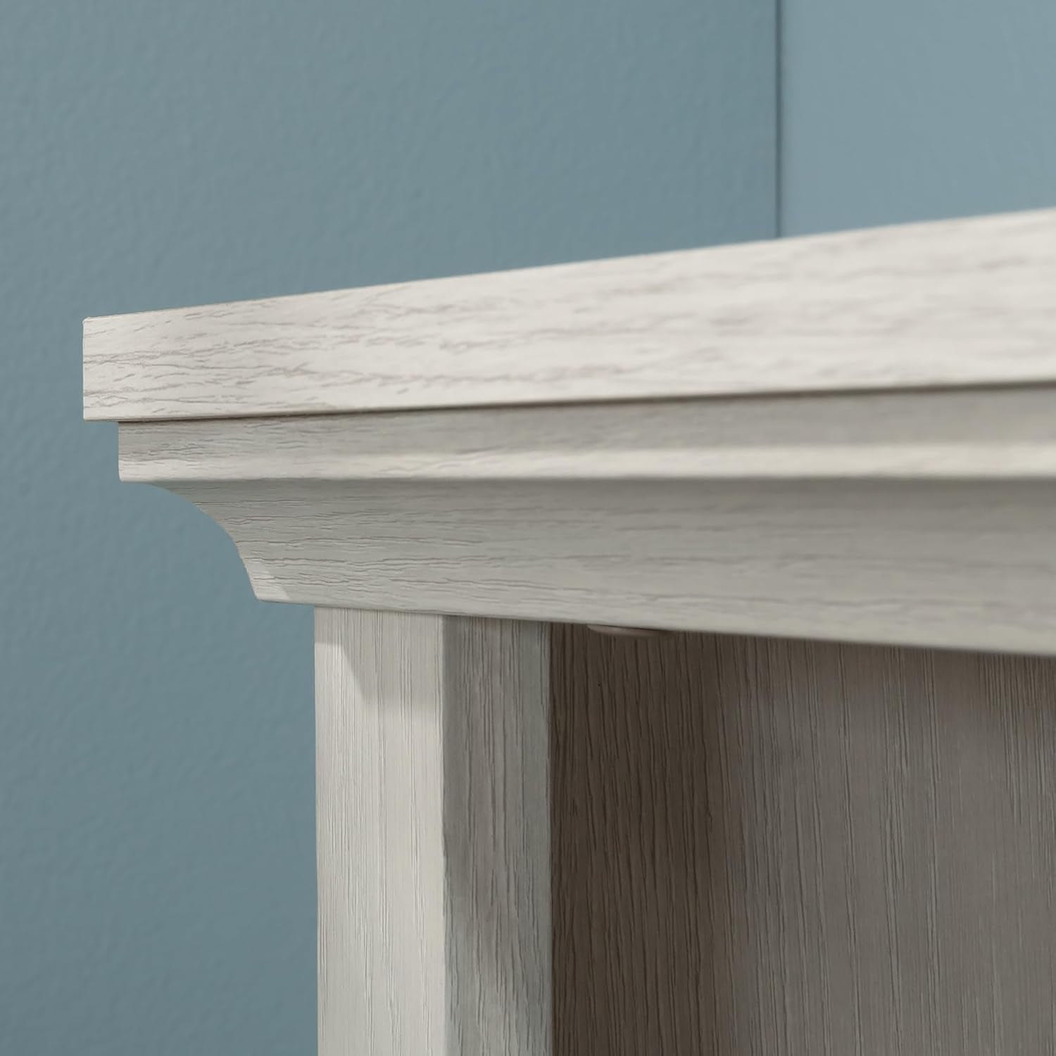 3 Tier Wooden Bookcase Glacier Oak Multipurpose Bookshelf For Home Office And Living Room