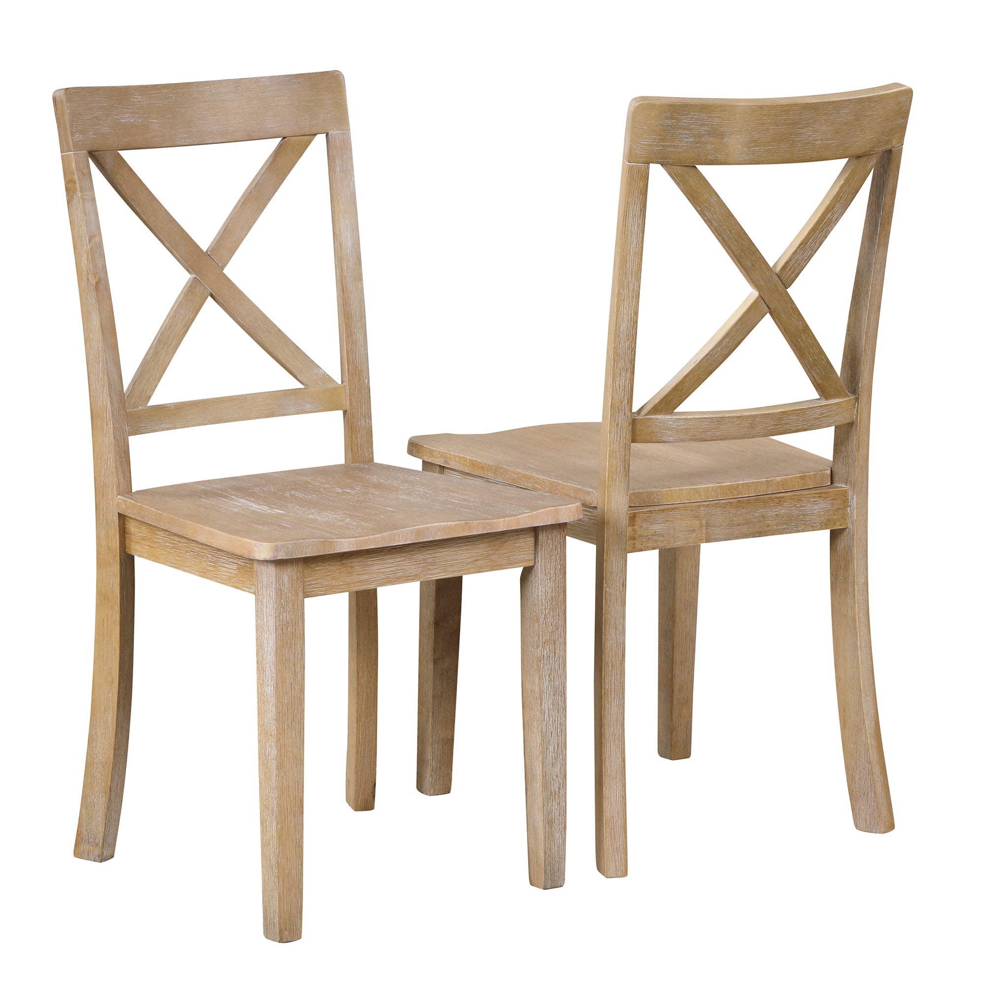 5 Piece Kitchen Table Set for Dining Room ( 4 Chairs + 1 Round Table)