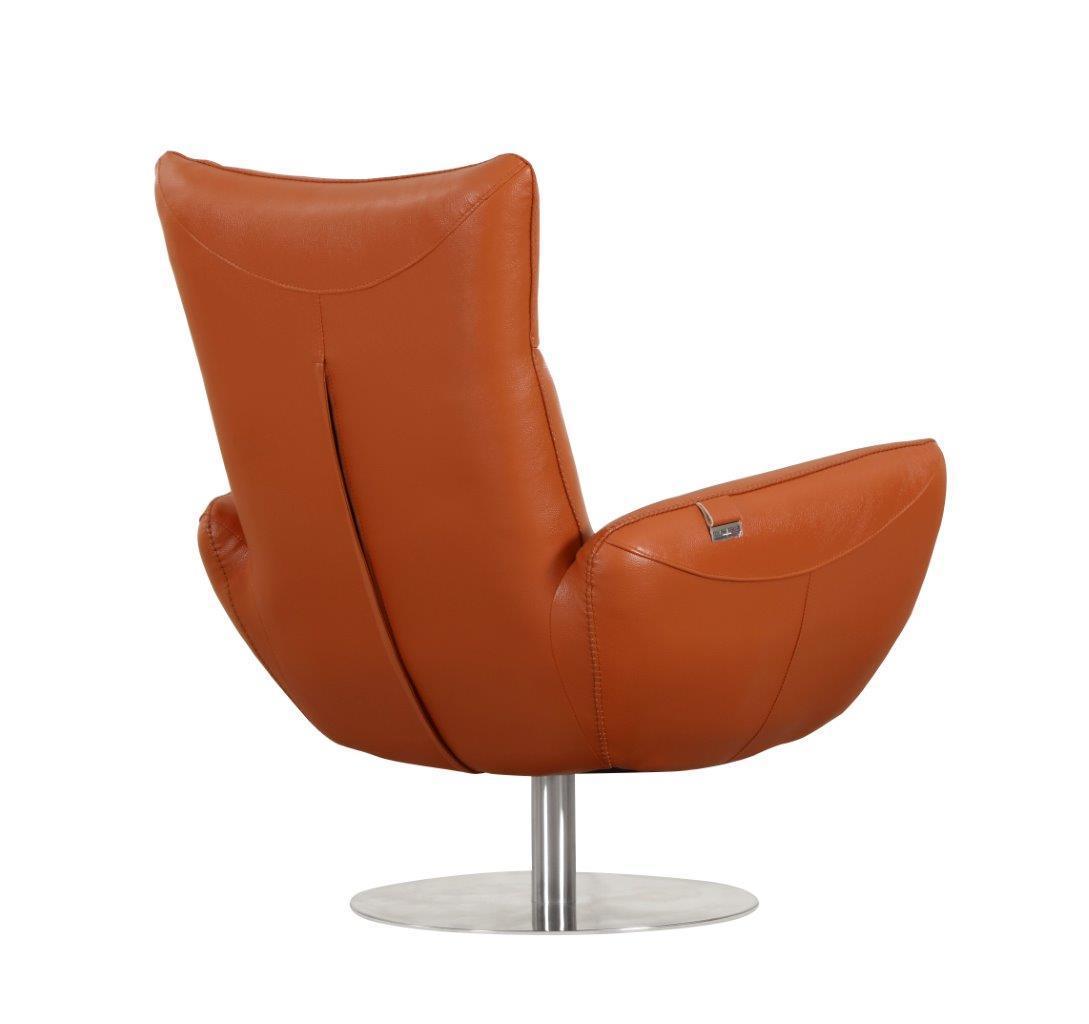 Modern Genuine Italian Leather Lounge Chair-3